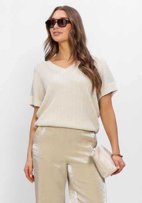 NUKUS Haut RAYA TOP LUREX Cr&egrave;me - large