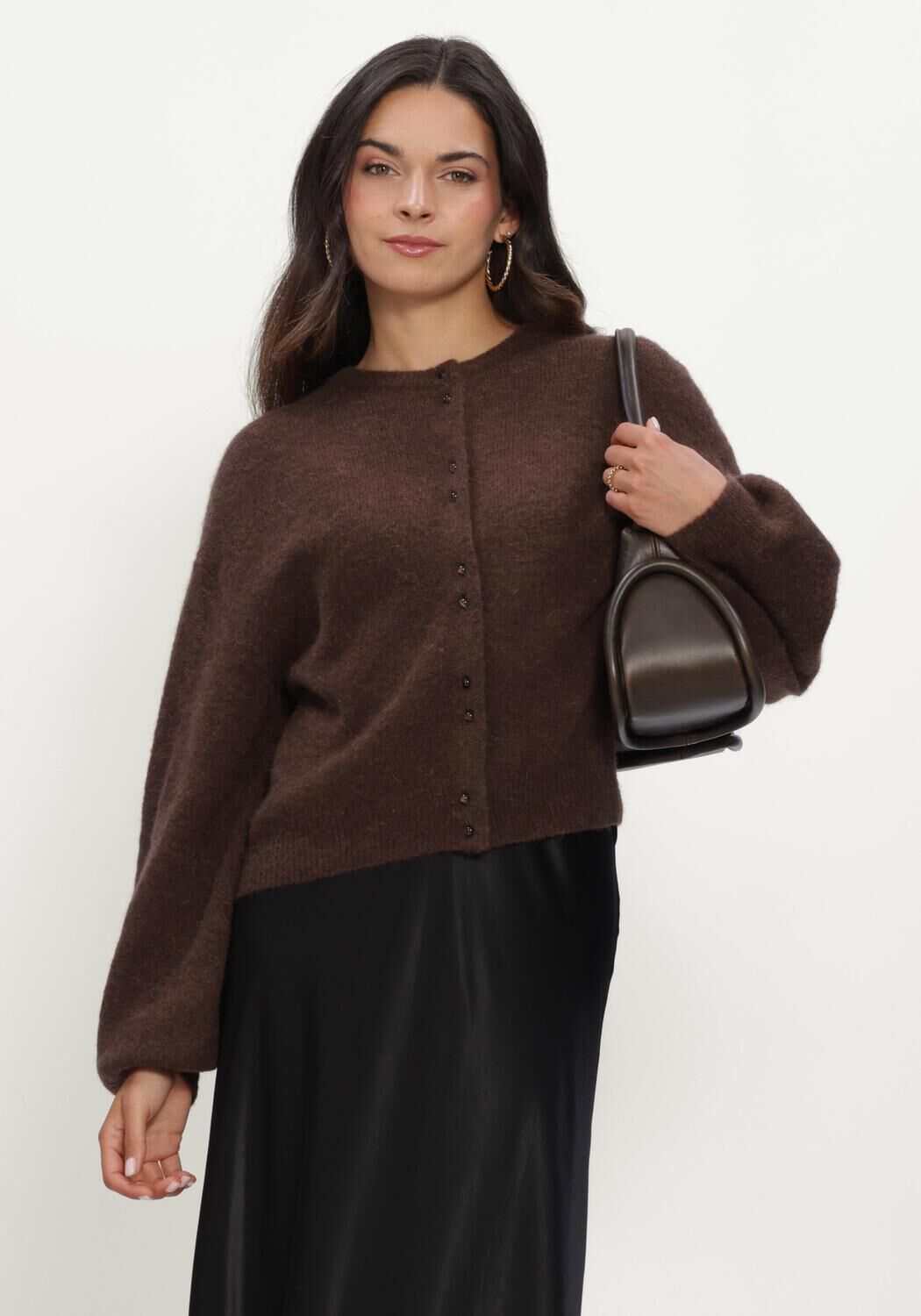 MSCH COPENHAGEN Gilet MSCHBONDIE HOPE CARDIGAN en marron - large