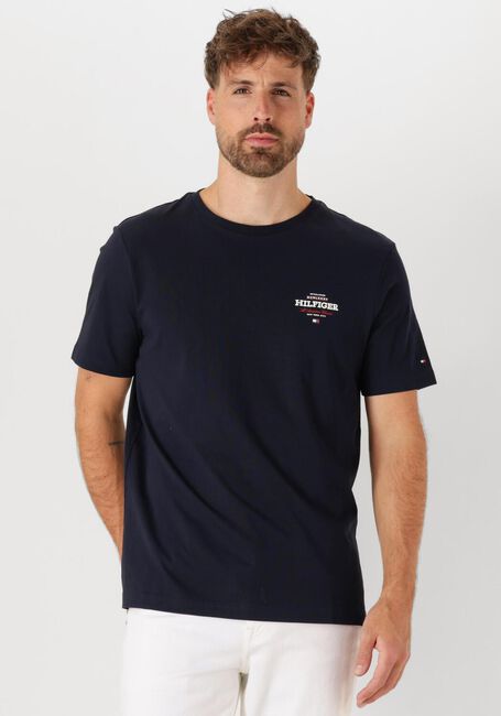 TOMMY HILFIGER T-shirt MONOTYPE ALL AMERICAN TEE en bleu - large