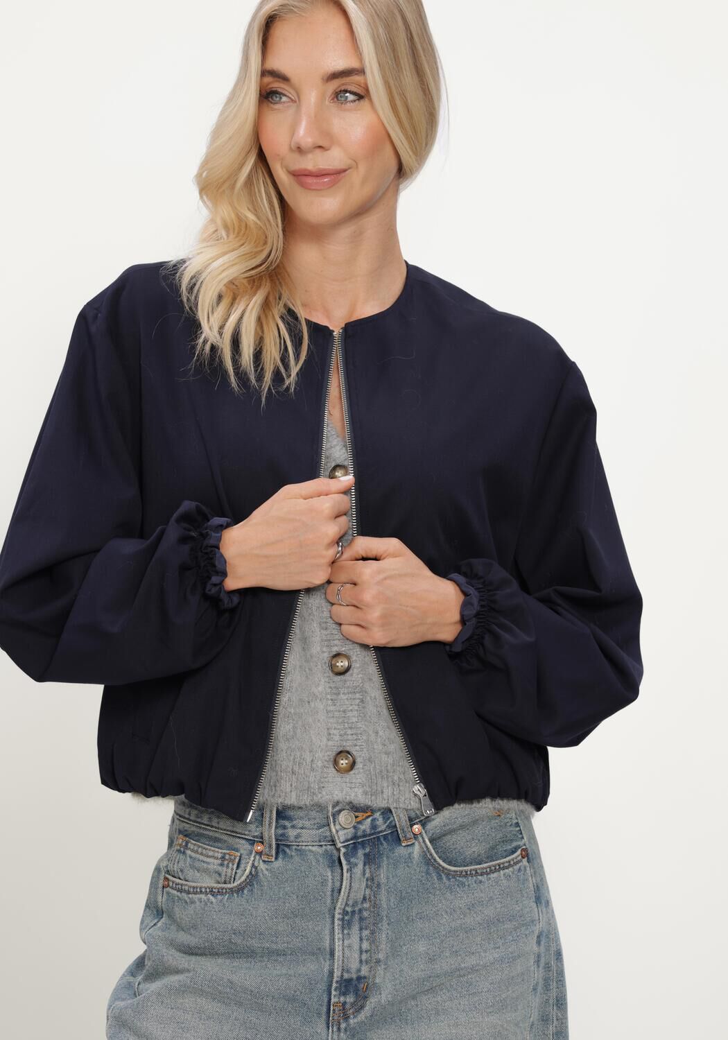CIRCLE OF TRUST Jack BENTE JACKET Bleu fonc&eacute; - large