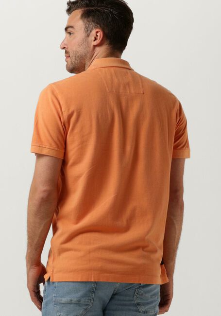 PME LEGEND Polo SHORT SLEEVE POLO PIQUE GARMENT DYE en orange - large