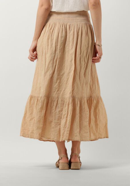 RUBY TUESDAY Jupe maxi SALI LONG SKIRT WITH SMOCK WAISTBAND AND FULL PLACKET Sable - large