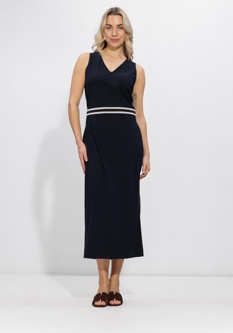 STUDIO ANNELOES Robe maxi Tirza tape dress Bleu fonc&eacute; - large