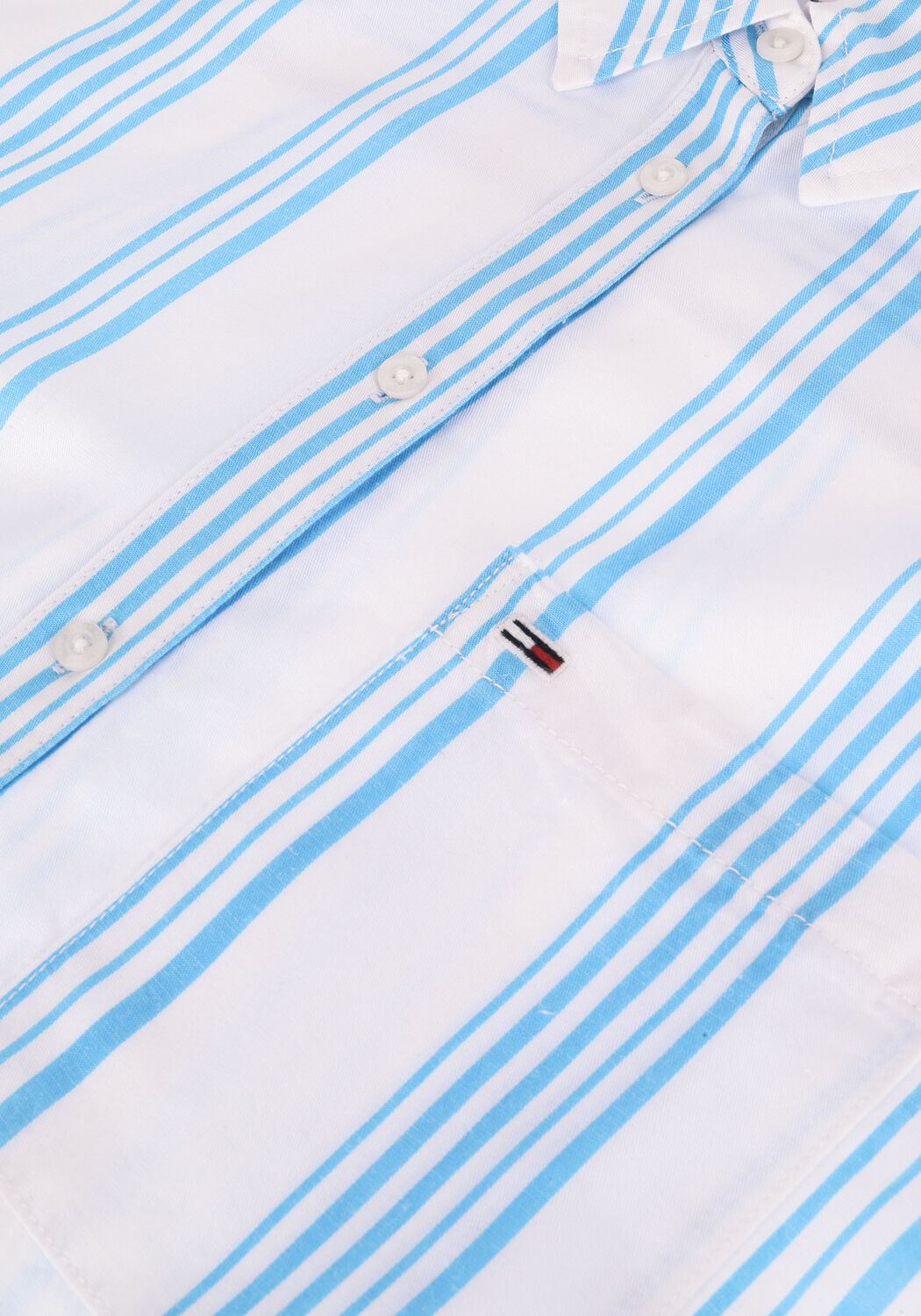 TOMMY JEANS TJW FRONT TIE STRIPE SHIRT Blouses en bleu - large