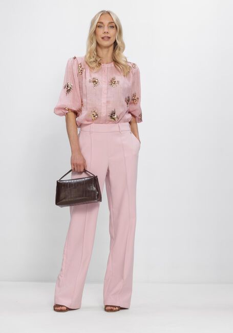 NUKUS Pantalon large JILL PANTS Rose clair - large