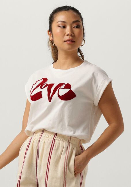 BY-BAR T-shirt THELMA LOVE TOP Blanc - large