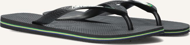 Zwarte HAVAIANAS Slippers BRASIL LOGO Zwarte HAVAIANAS Slippers BRASIL LOGO - large