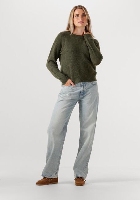 SELECTED WOMEN Pull LULU LS KNIT O-NECK B en vert - large