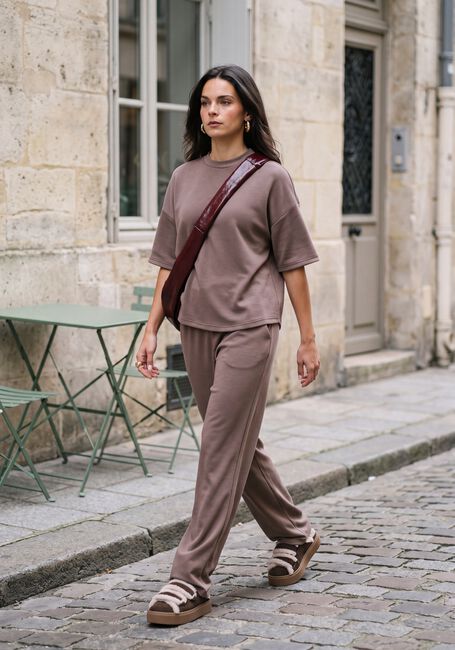 SELECTED WOMEN T-shirt SLFOVERSIZED TENNY TEE en marron - large