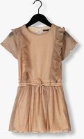 Roségouden NONO Mini jurk MERLE GIRLS PLISSE DRESS LIGHT GOLD - medium