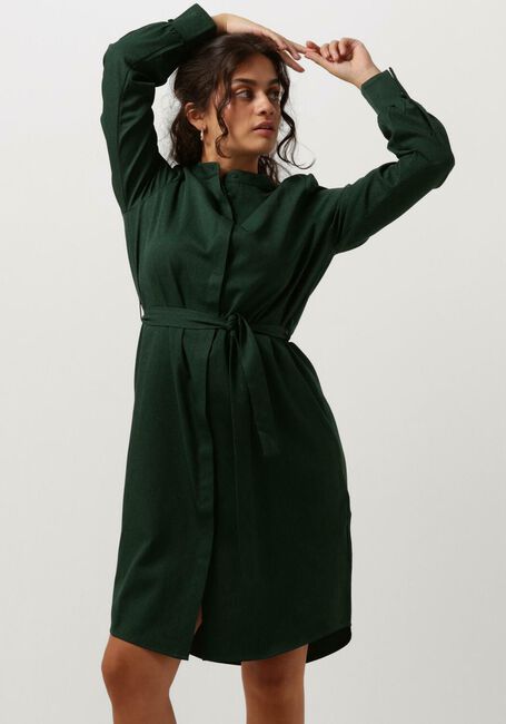 ANOTHER LABEL Mini robe DALYCE DRESS L/S Vert foncé - large