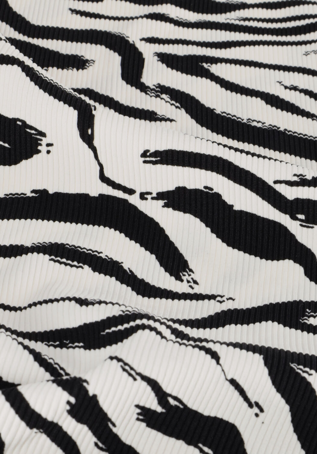 Witte ENVII Midi jurk ENRUN LS DRESS AOP 5347 - large