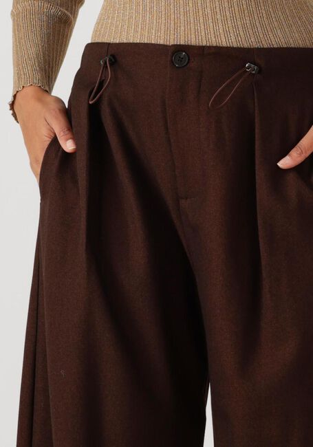 SUNCOO Pantalon large JIO en marron - large
