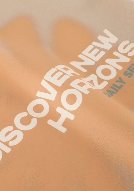 DAILY7 T-shirt T-SHIRT BACKPRINT en beige - large