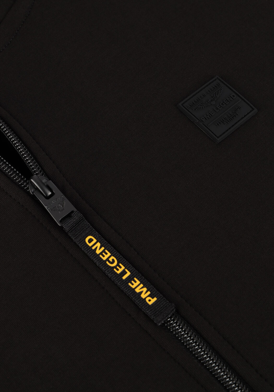 PME LEGEND Gilet HOODED JACKET INTERLOCK en noir - large