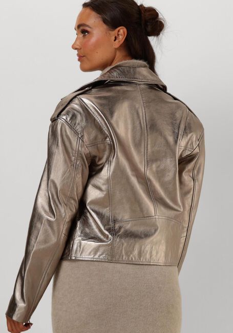 IBANA Veste en cuir JIOYA en or - large
