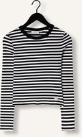 Zwarte CALVIN KLEIN Tops & T-shirts WOVEN LABEL RIB LONG SLEEVE Zwarte CALVIN KLEIN Tops & T-shirts WOVEN LABEL RIB LONG SLEEVE - medium
