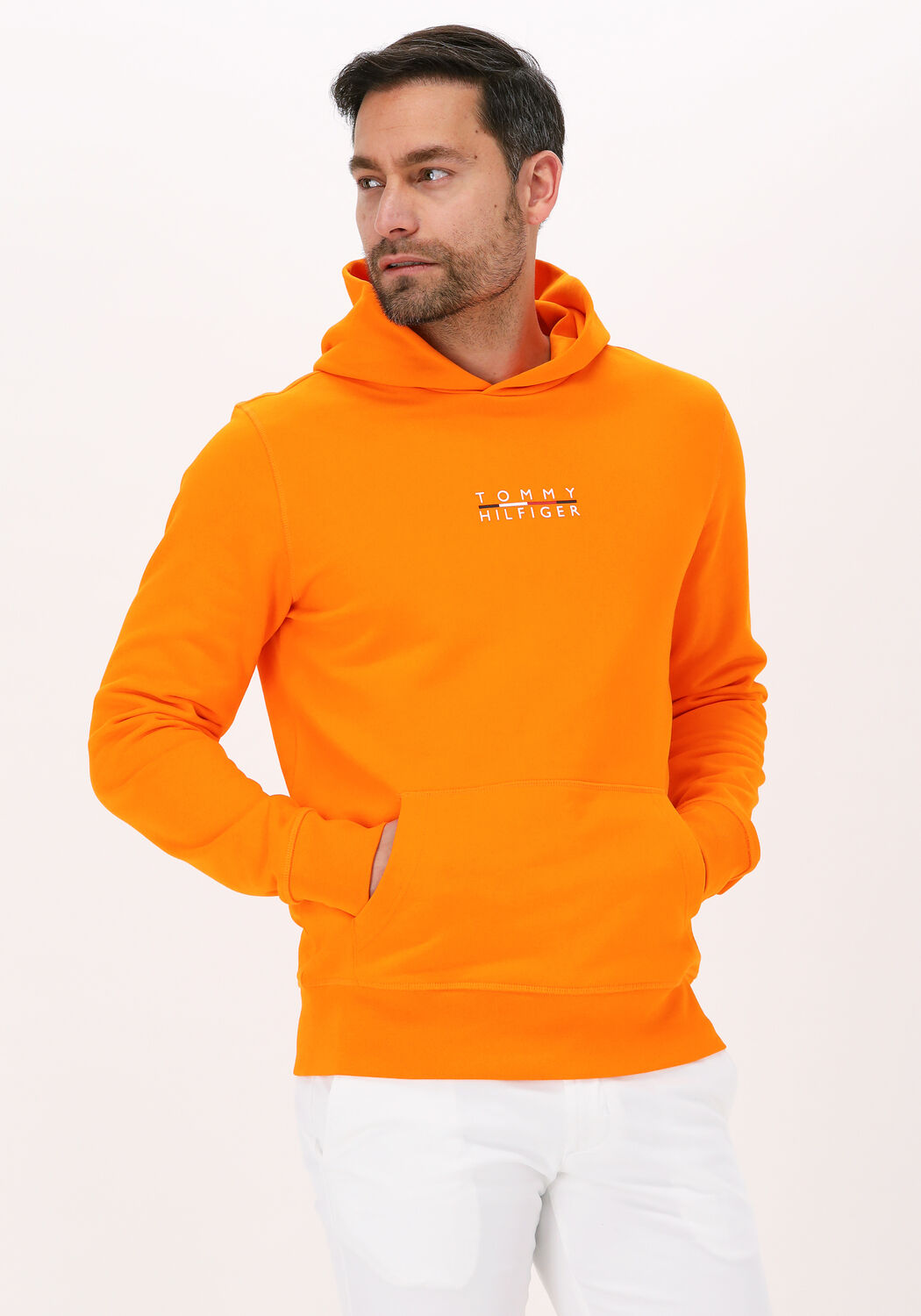 Oranje tommy hilfiger trui outlet