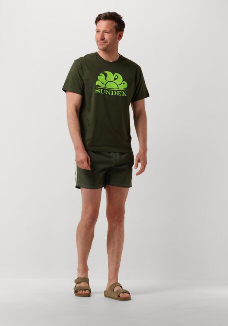 SUNDEK T-shirt M4S100 NEW SIMEON LOGO Vert foncé - large