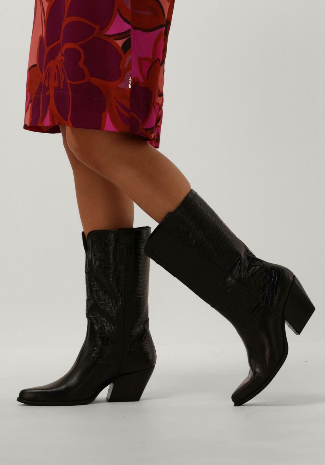 NOTRE-V Santiags CASSIE-03 en noir - large