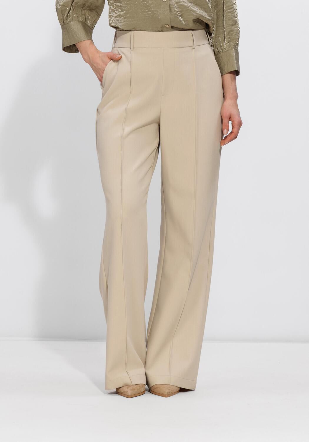 NUKUS Pantalon large JILL PANTS Sable - large