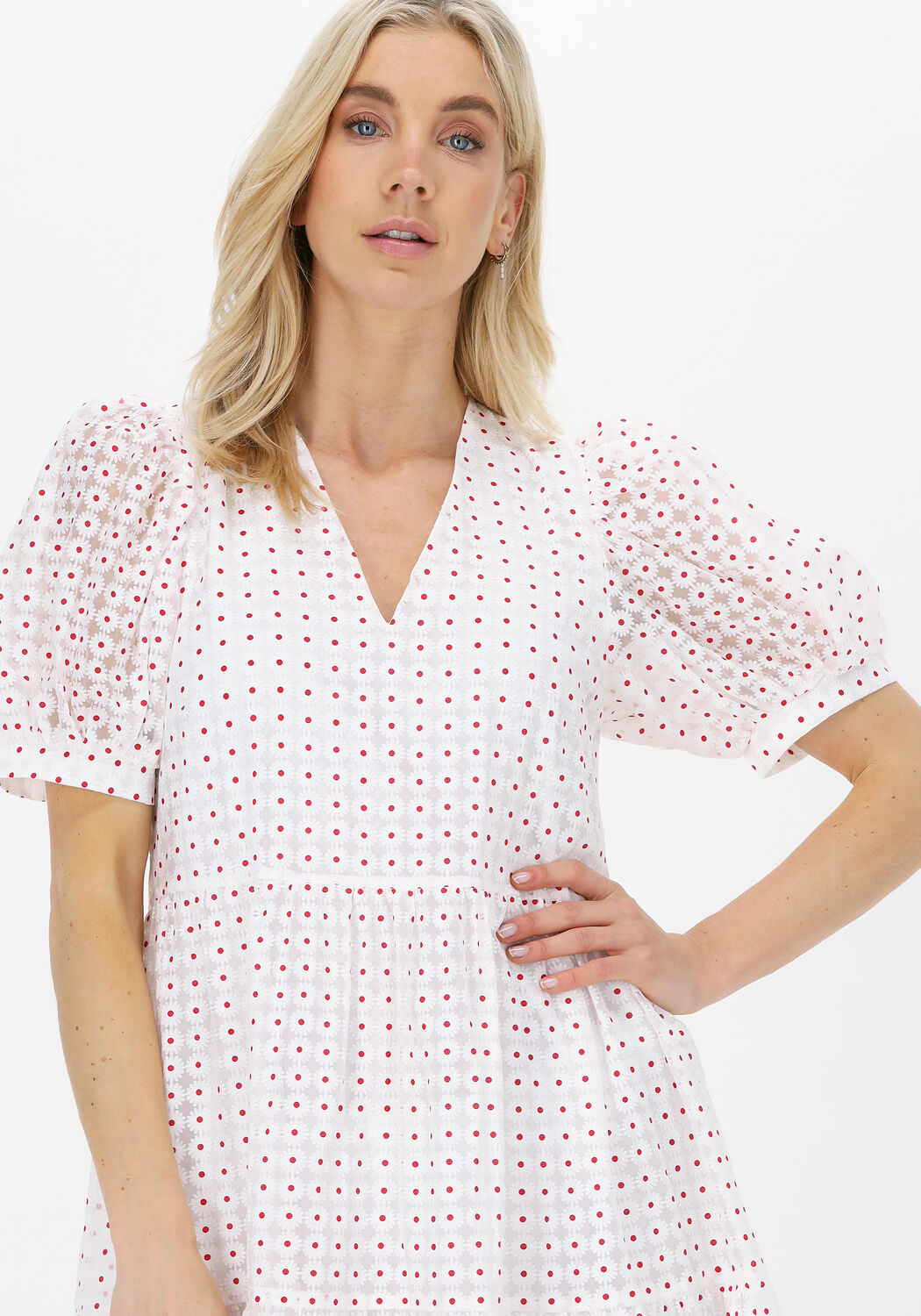 Witte FREEBIRD Midi jurk KIARA Omoda