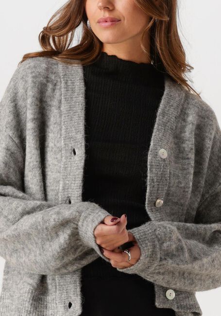 Grijze MSCH COPENHAGEN Vest MSCHPETRINELLE HOPE CARDIGAN - large