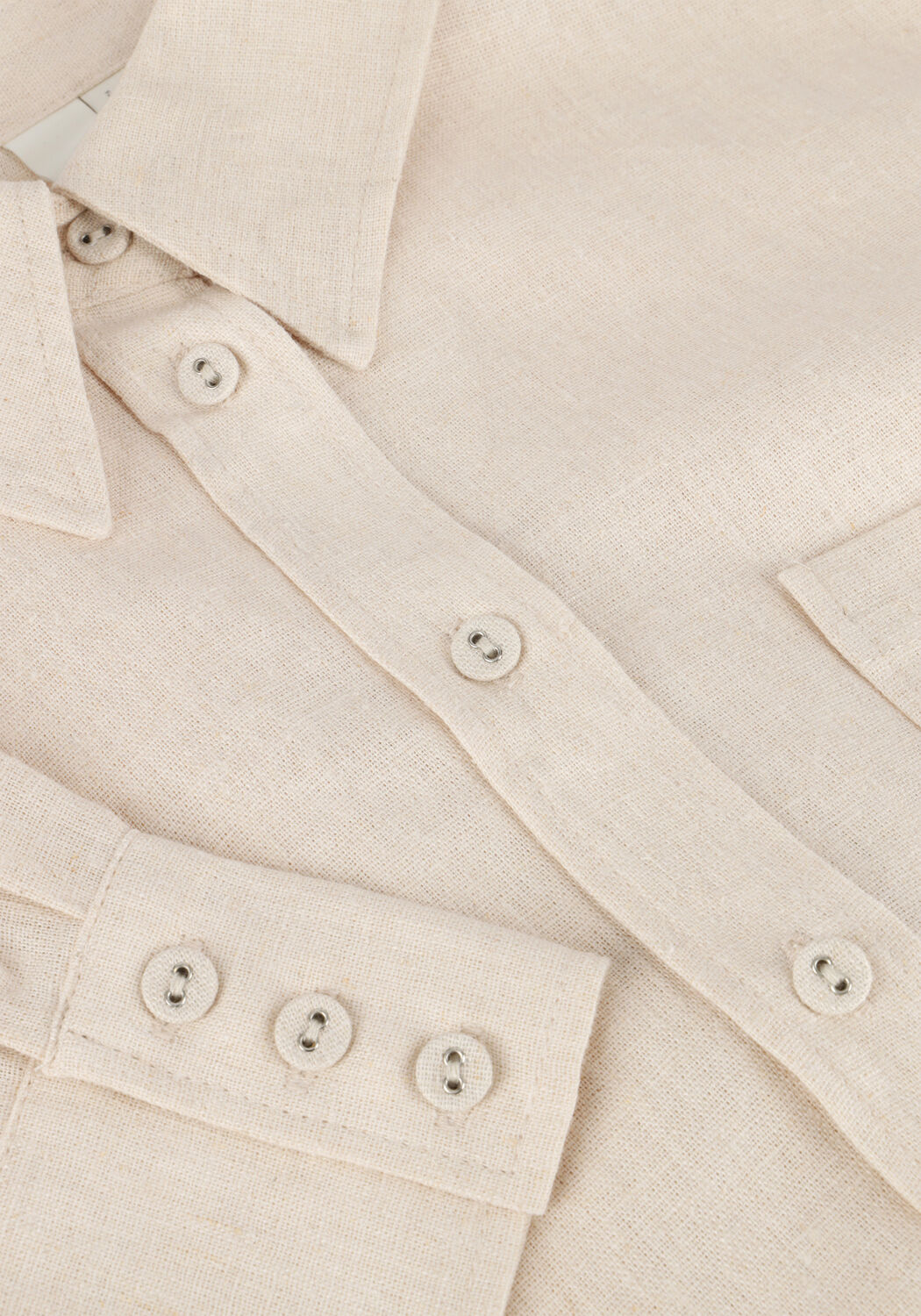 Witte Y.A.S.  YASFLAXY LS LINEN SHIRT NOOS - large