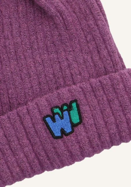 Paarse WANDER & WONDER Muts POM POM BEANIE Paarse WANDER & WONDER Muts POM POM BEANIE - large
