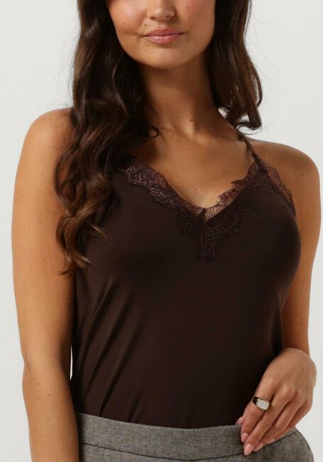 ROSEMUNDE Haut 4217-837 STRAP TOP en marron - large