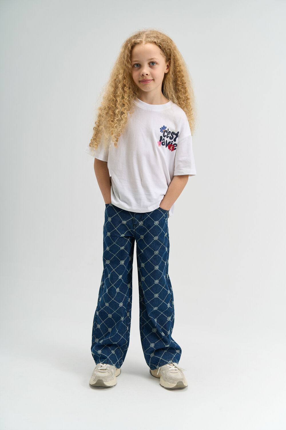 Gebroken wit THE NEW T-shirt TNSANDRA - large