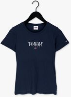 TOMMY JEANS T-shirt TJW SKINNY ESSENTIAL LOGO 1 SS Bleu foncé