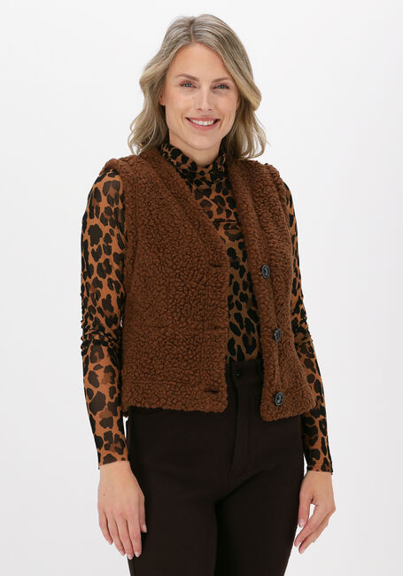 VANILIA Gilet CLASSY SHEEP GILET en marron - large