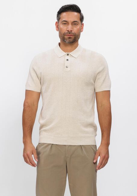 Beige PROFUOMO Polo POLO SS COTTON LINEN - large