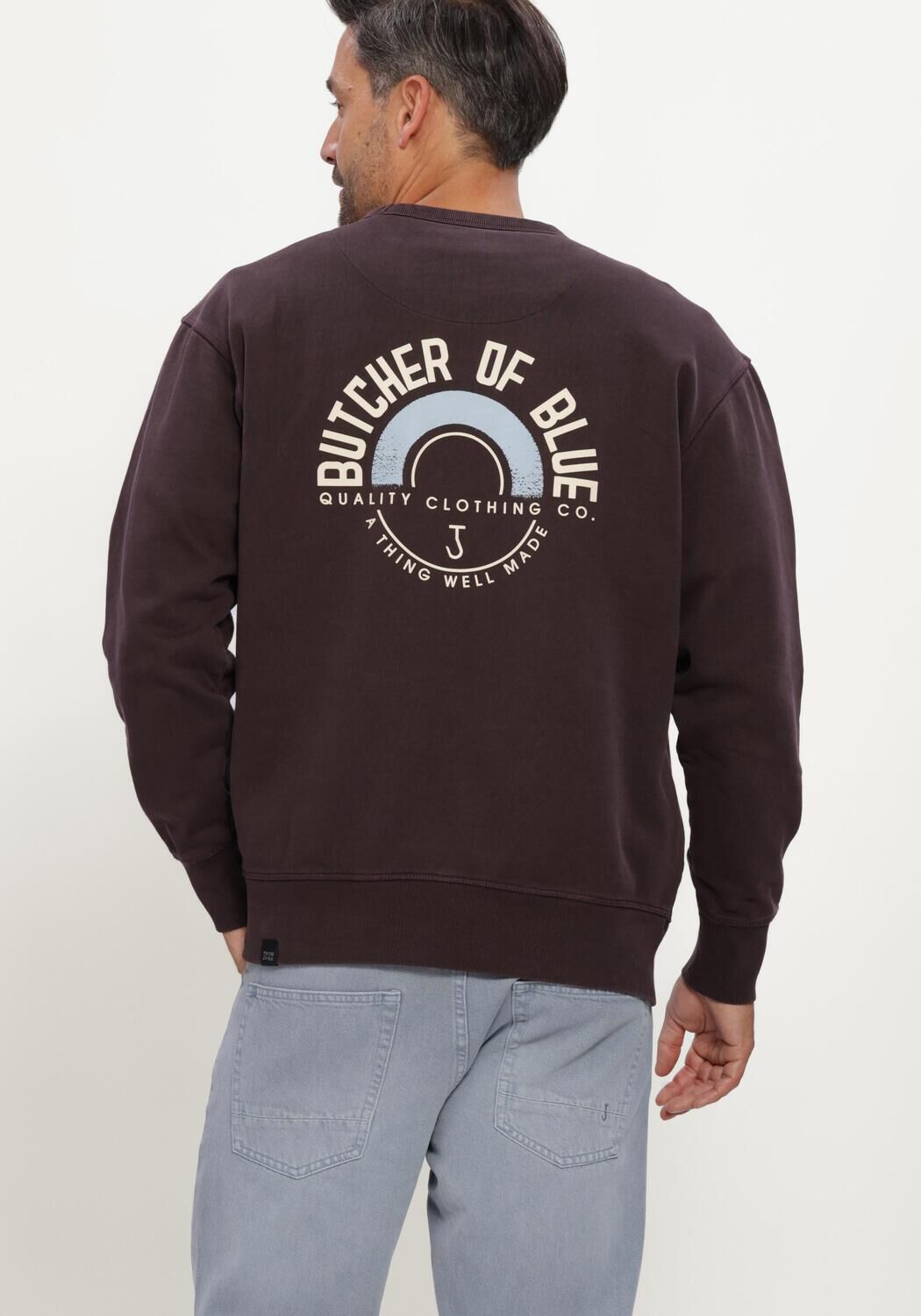 Bruine BUTCHER OF BLUE Sweater CIRCLE CREW - large