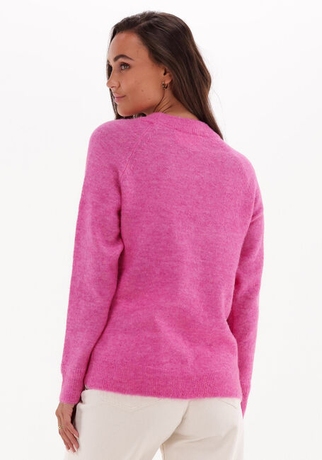 Roze SELECTED FEMME Trui LULU LS KNIT O-NECK B - large
