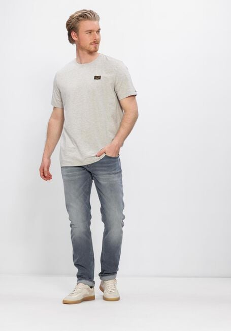 Grijze PME LEGEND T-shirt SHORT SLEEVE R-NECK GUYVER TEE - large