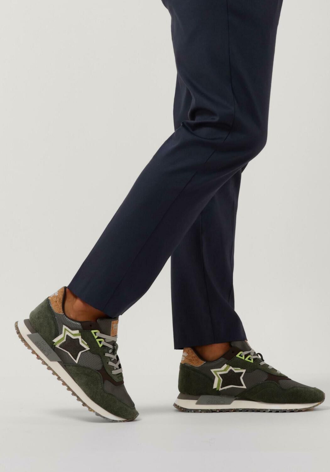 ATLANTIC STARS Baskets basses DRACOC en vert Omoda