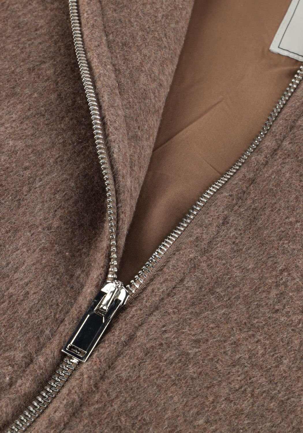 Bruine NEO NOIR Jack FLORINE WOOL BOMBER JACKET - large