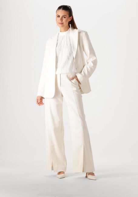 Y.A.S. Pantalon YASIZZIE HW WIDE PANT S. Écru - large