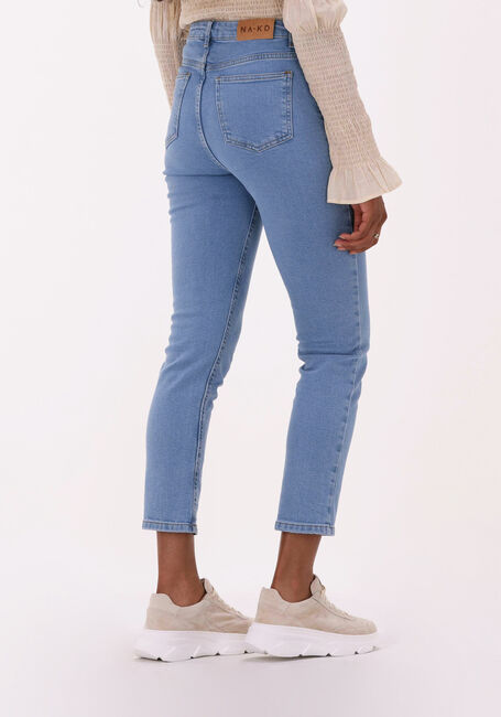 Blauwe NA-KD Skinny jeans BUTTON UP SKINNY JEANS - large