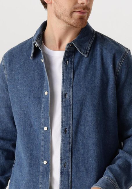 CALVIN KLEIN Surchemise SLIM DENIM SHIRT Bleu foncé - large
