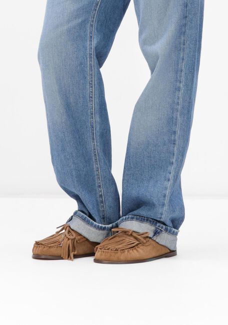 AYANA D51060 Chaussures &agrave; enfiler en marron - large