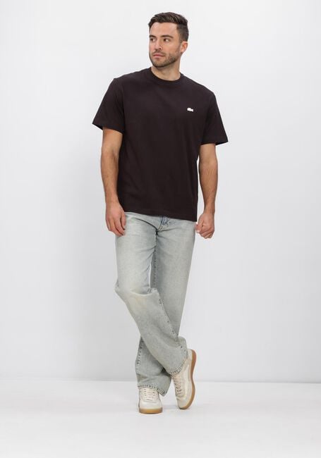 LACOSTE T-shirt CLASSIC FIT BACK PRINT HEAVY JERSEY T-SHIRT en noir - large