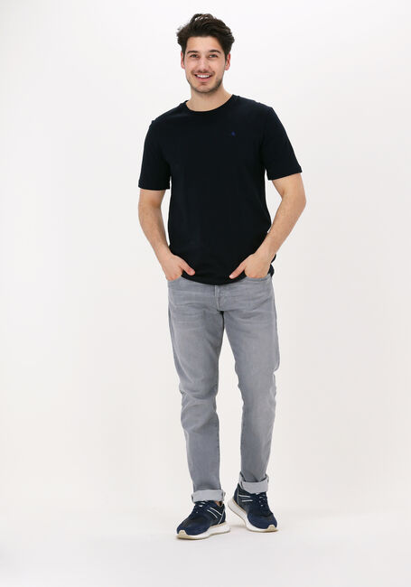 Donkerblauwe SCOTCH & SODA T-shirt CREWNECK JERSEY T-SHIRT - large