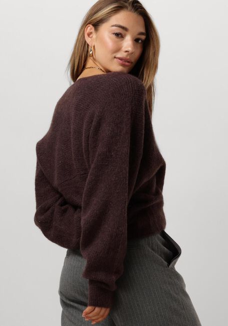 MSCH COPENHAGEN Pull MSCHZINELLE HOPE WRAP PULLOVER en violet - large