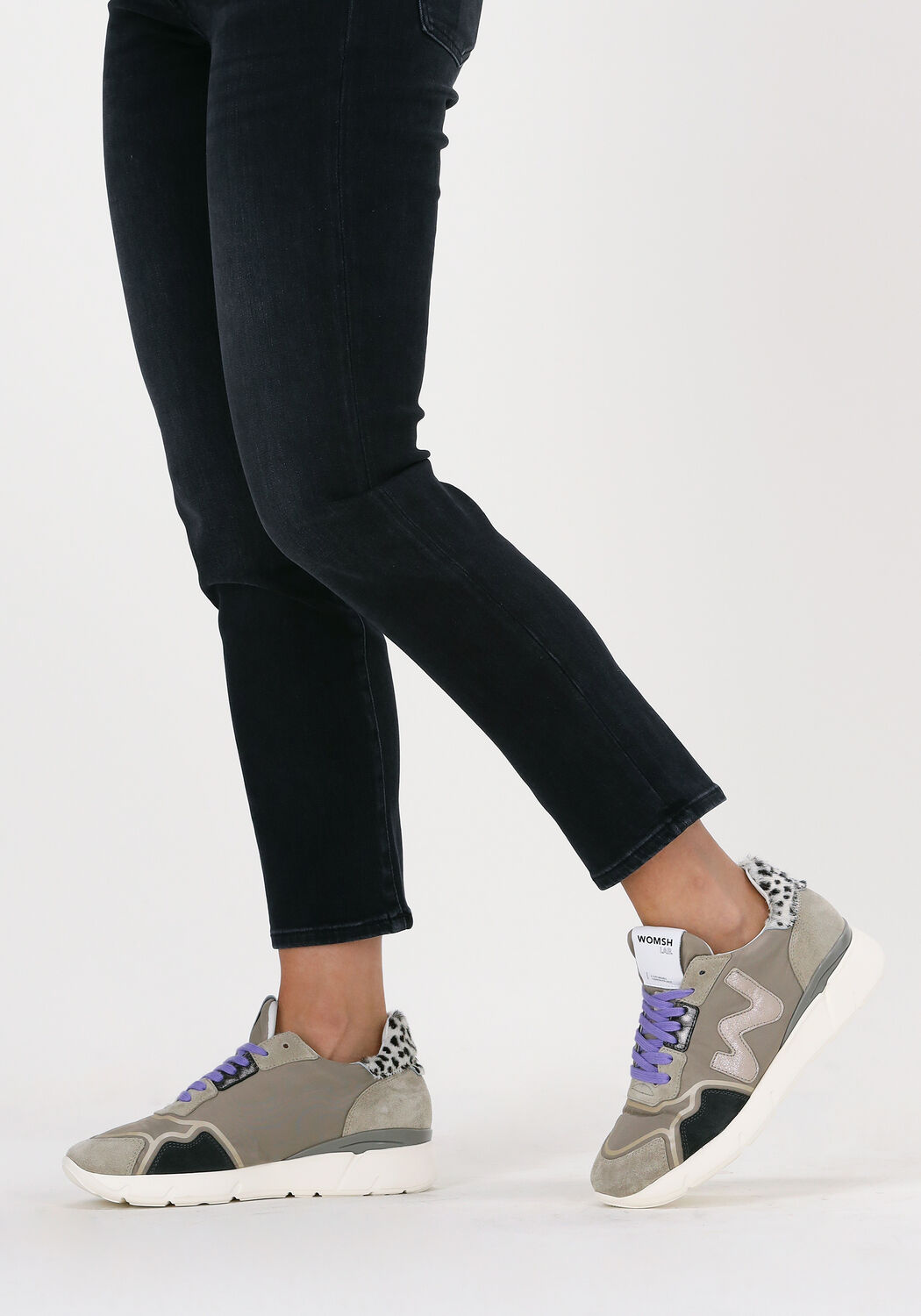 Taupe WOMSH Sneakers RUNNY DAMES - large