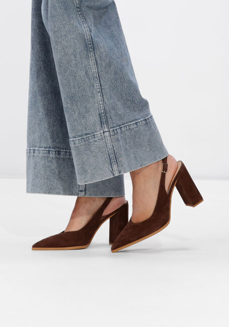 NOTRE-V Slingbacks 27113 en marron - large