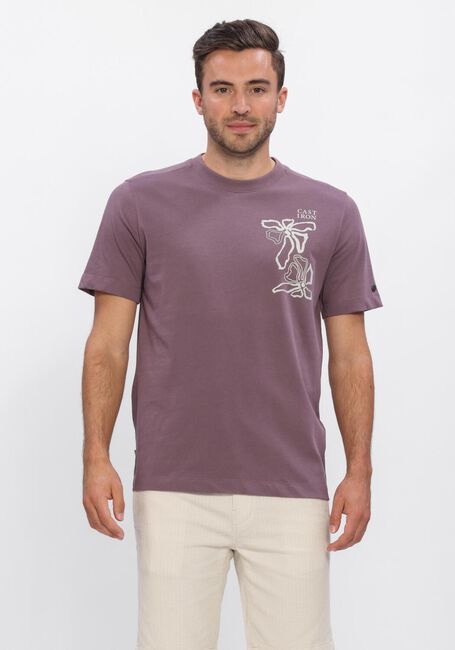 Paarse CAST IRON T-shirt SHORT SLEEVE R-NECK REGULAR FIT SINGLE JERSEY - large