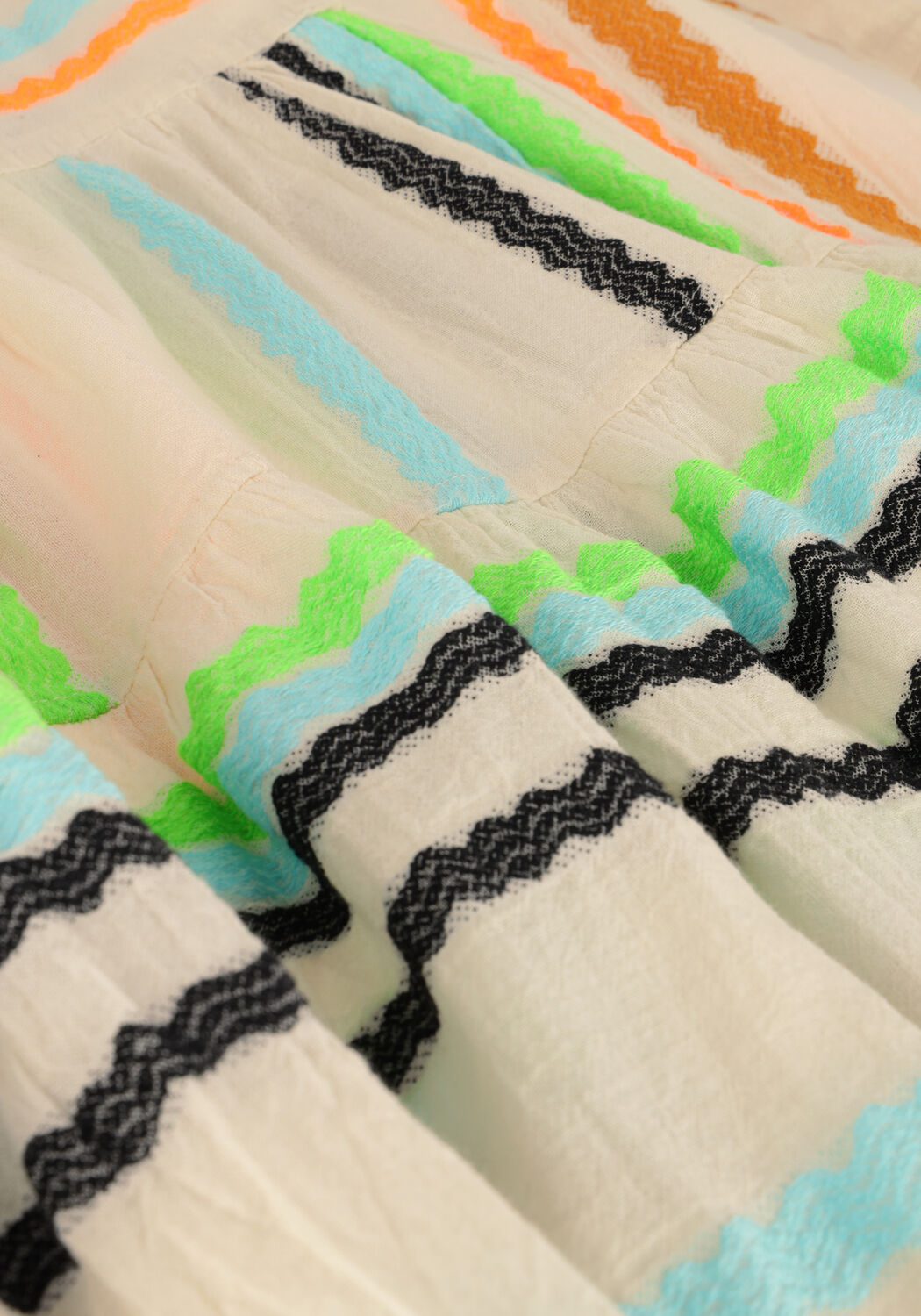 Gebroken wit DEVOTION Mini jurk ELLA - large